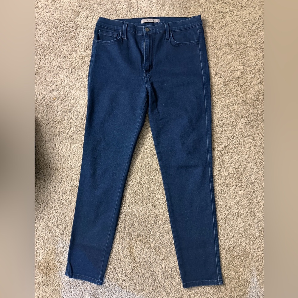 Joe's Jeans Skinny High-Rise Jeans in Navy